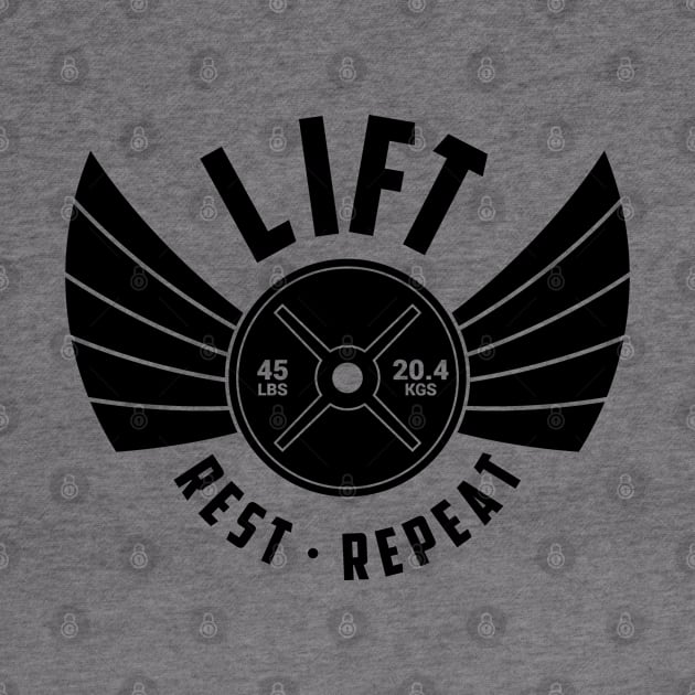 Lift Rest Repeat by Markaneu